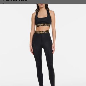 Versace Greca Border Sports Bra. Worn twice.